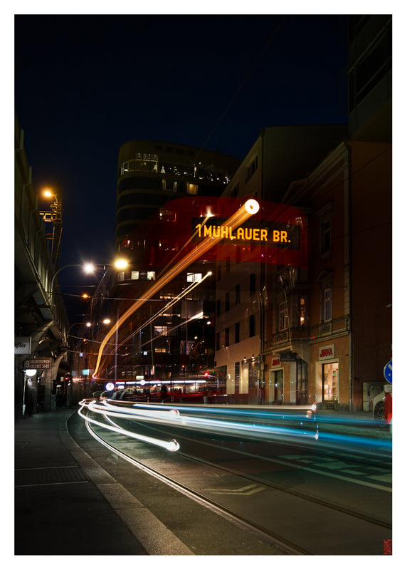 Innsbrucker Stadtlichter 2 –Digitales Foto