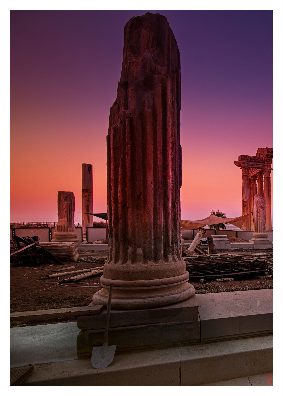 Athena-Tempel in Side 3 – Digitales Foto