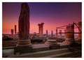 Fine Art Fotografie: Imposante Säulen des Apollon-Tempels bei Sonnenaufgang in Side, Türkei